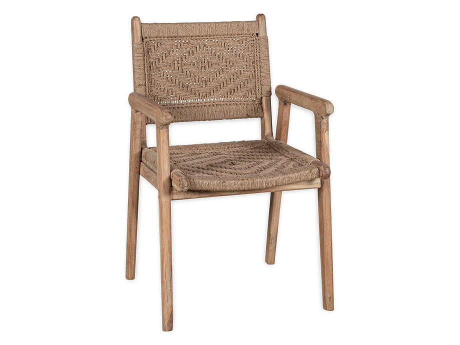 Vinay Woven Dining Chair - Natural