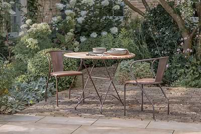 Vivika Outdoor Dining Table - Natural-nkuku