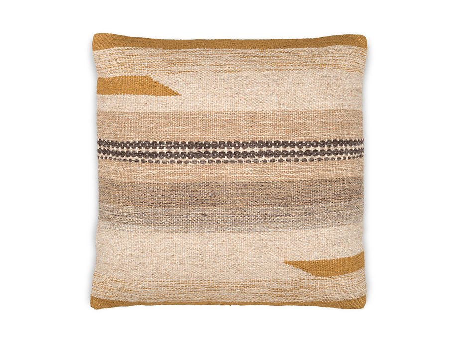 Aravali Wool Cushion Cover - Ochre