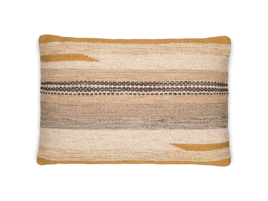 Aravali Wool Cushion Cover - Ochre