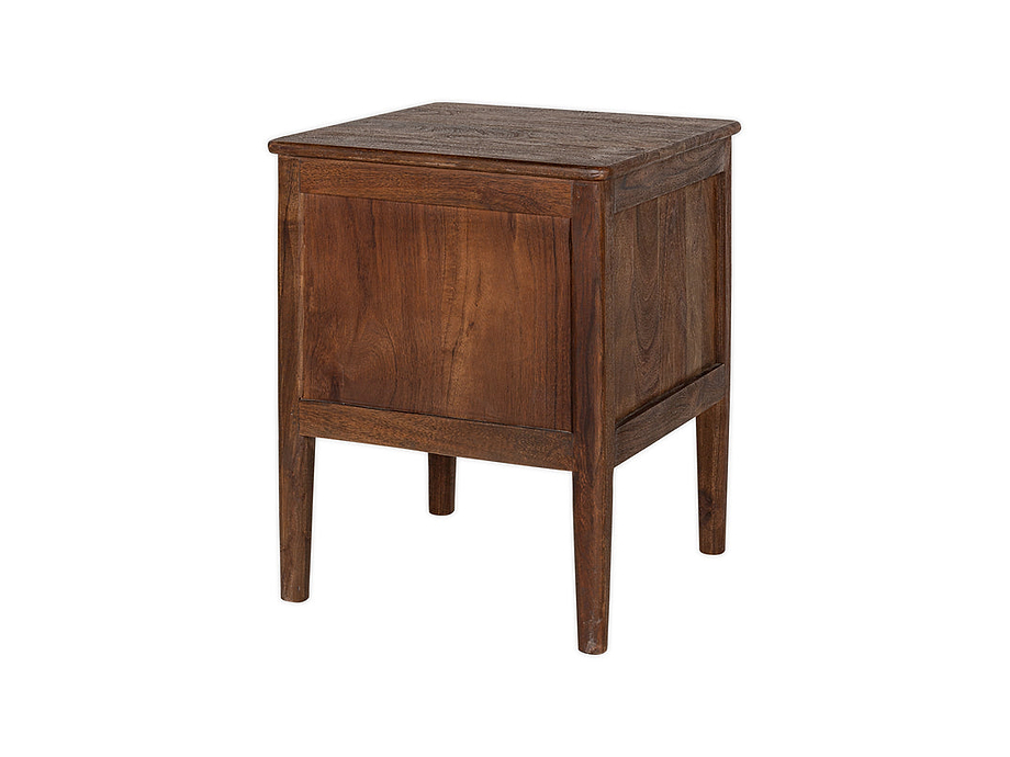 Anbu Acacia Bedside Table - Washed Walnut