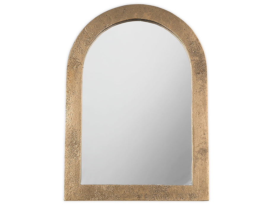 Cayce Cast Aluminum Vanity Mirror - Antique Brass