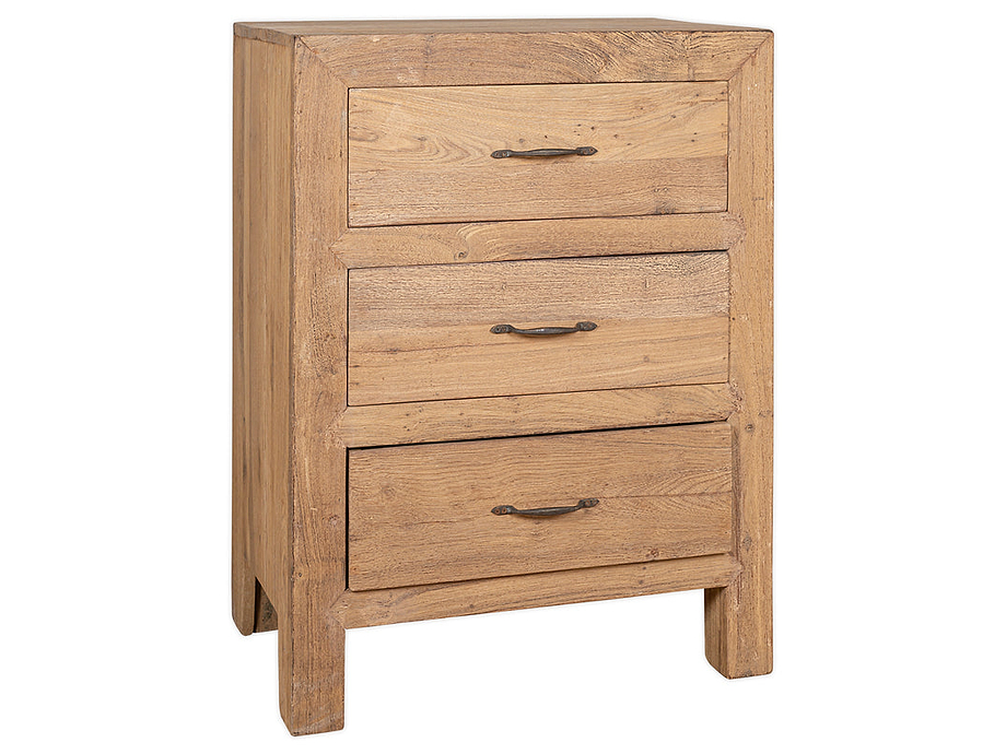 Iya Reclaimed Wood Chest of Drawers - Natural - Small