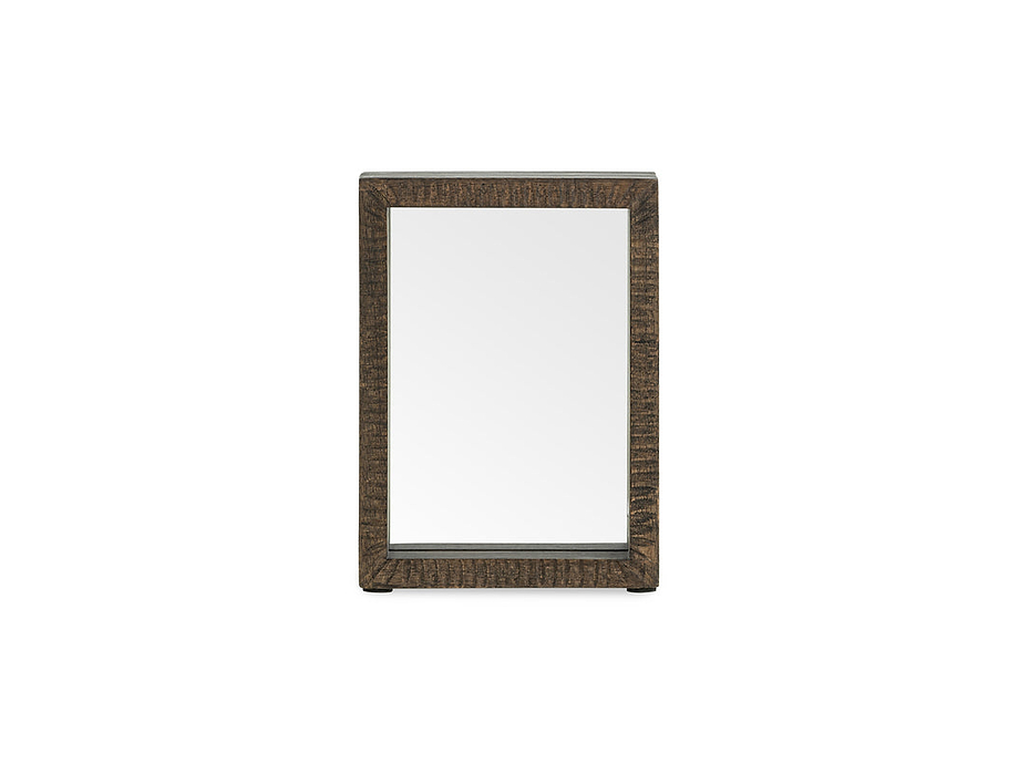 Indu Standing Mango Wood Frame - Dark Ash