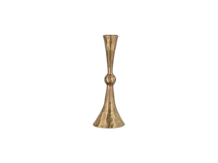 Javanee Candle Holder - Antique Brass
