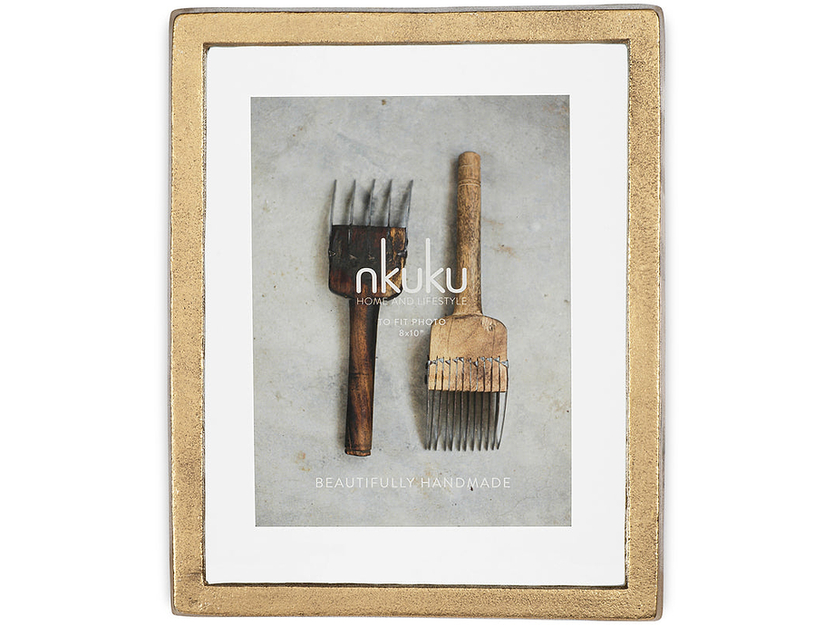Jahala Wall Hung Photo Frame - Antique Brass