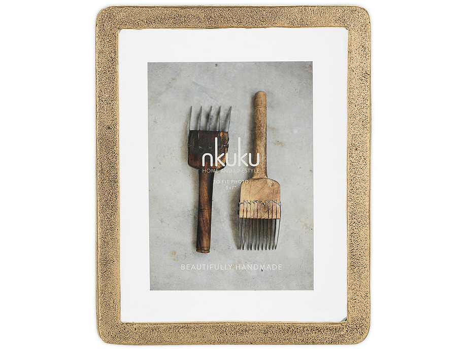 Jahala Wall Hung Photo Frame - Antique Brass