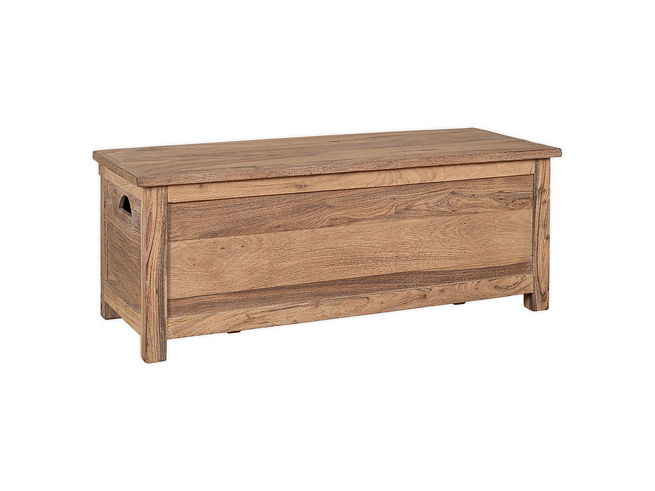 Karadi Reclaimed Wood Storage Bench - Natural