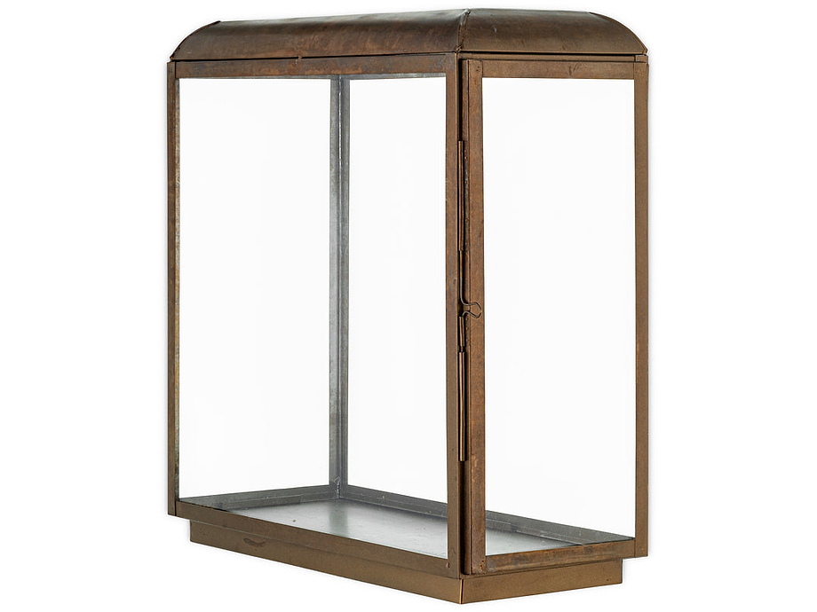 Kiwanda Tall Lantern - Antique Brass