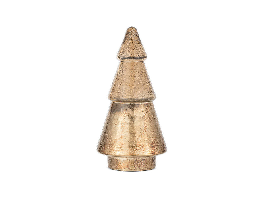 Konara Glass Tree - Gold Crackle