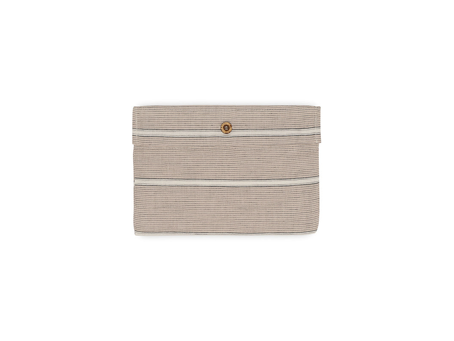 Mora Hemp & Cotton Housewife Pillowcases - Stone Grey