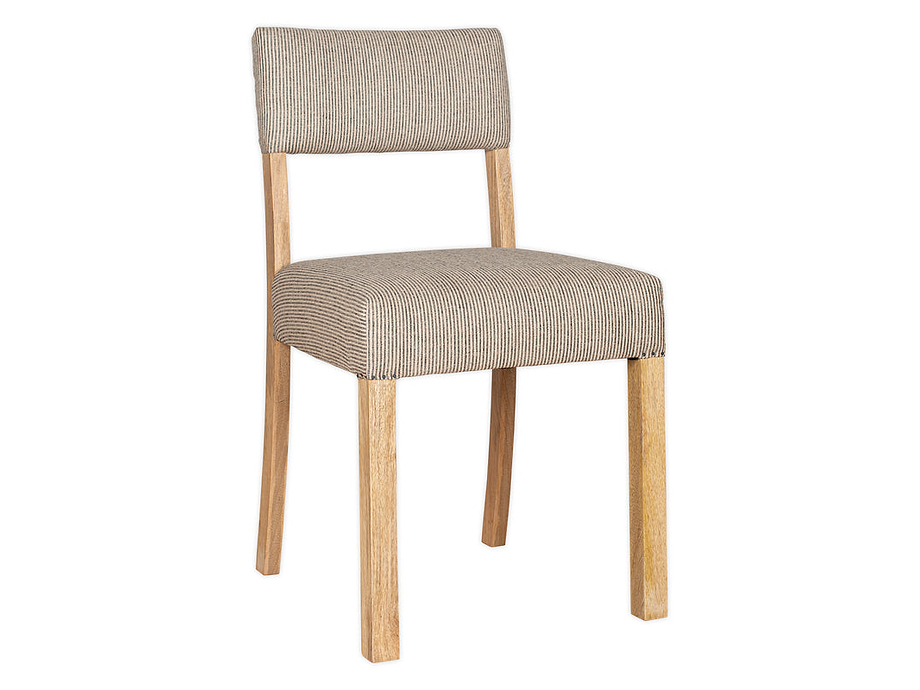 Nadeeka Linen Upholstered Dining Chair - Soft Grey