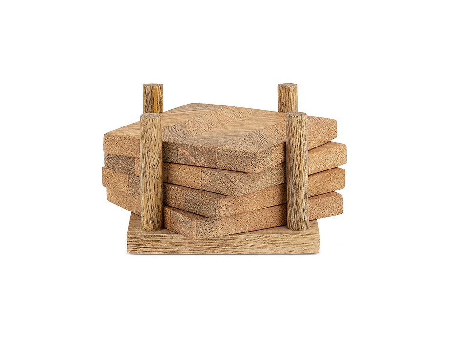 Nalbari Coasters - Natural (Set of 4)
