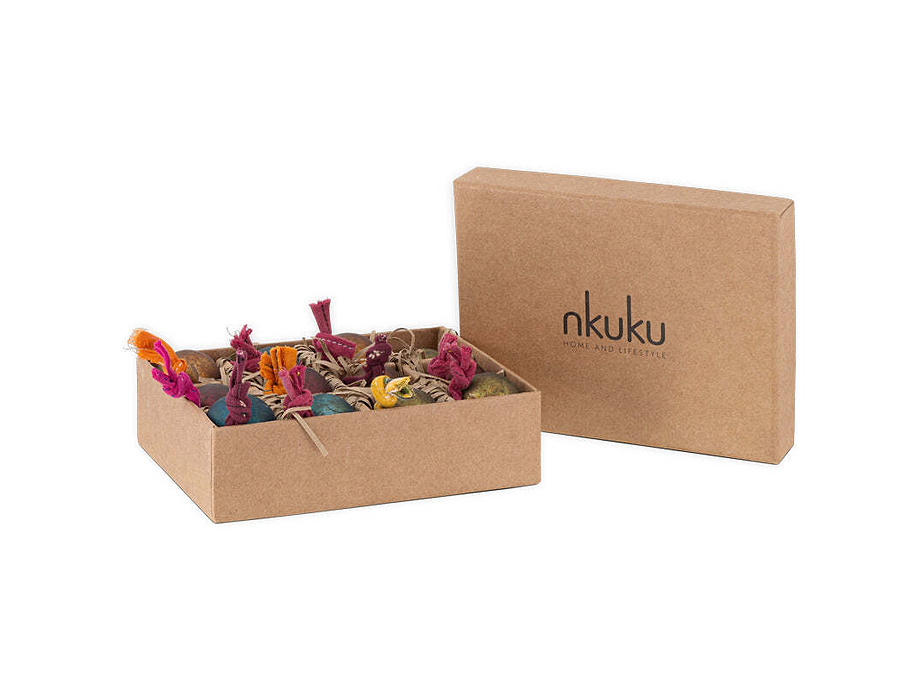 Oko Mini Baubles - Mixed Matt (Set of 12)