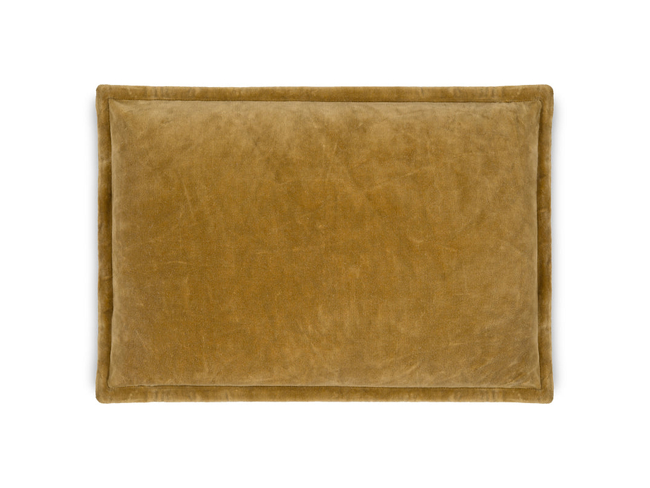Sela Velvet Cushion Cover - Ochre