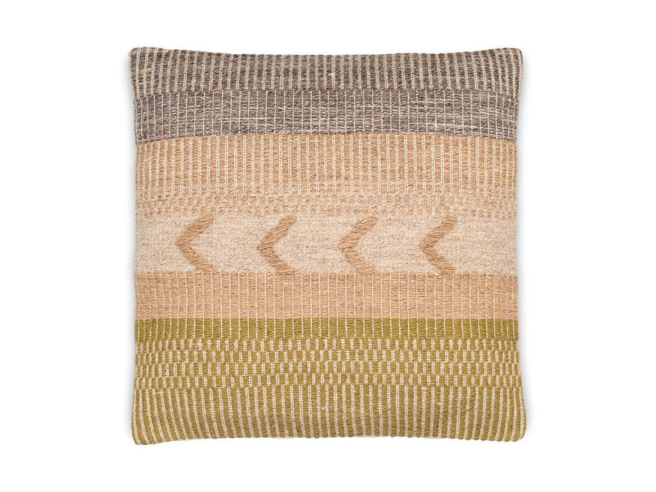 Tuleeka Wool Cushion Cover - Ochre
