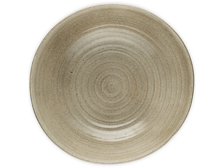 Valinha Earthenware Footed Bowl - Grey