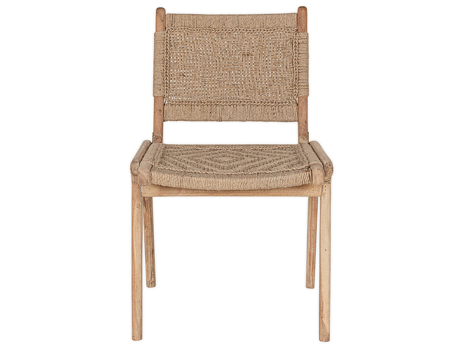 Vinay Woven Armless Dining Chair - Natural