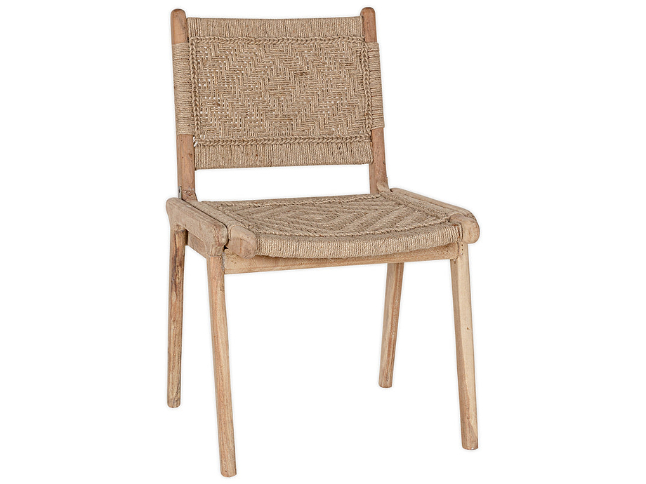 Vinay Woven Armless Dining Chair - Natural