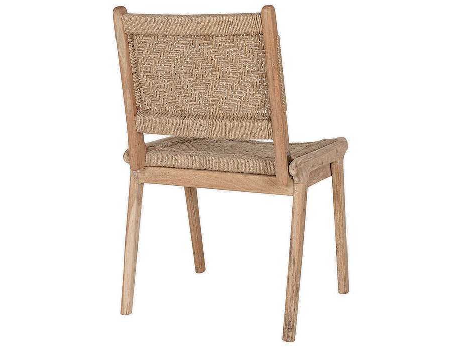 Vinay Woven Armless Dining Chair - Natural