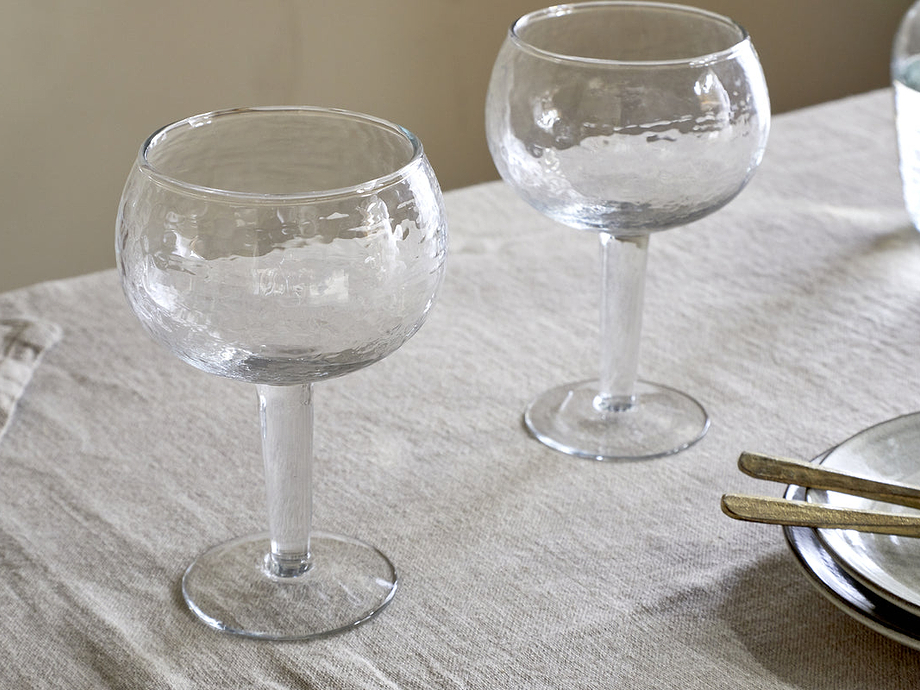 Yala Hammered Gin Glass - Clear (Set of 2)