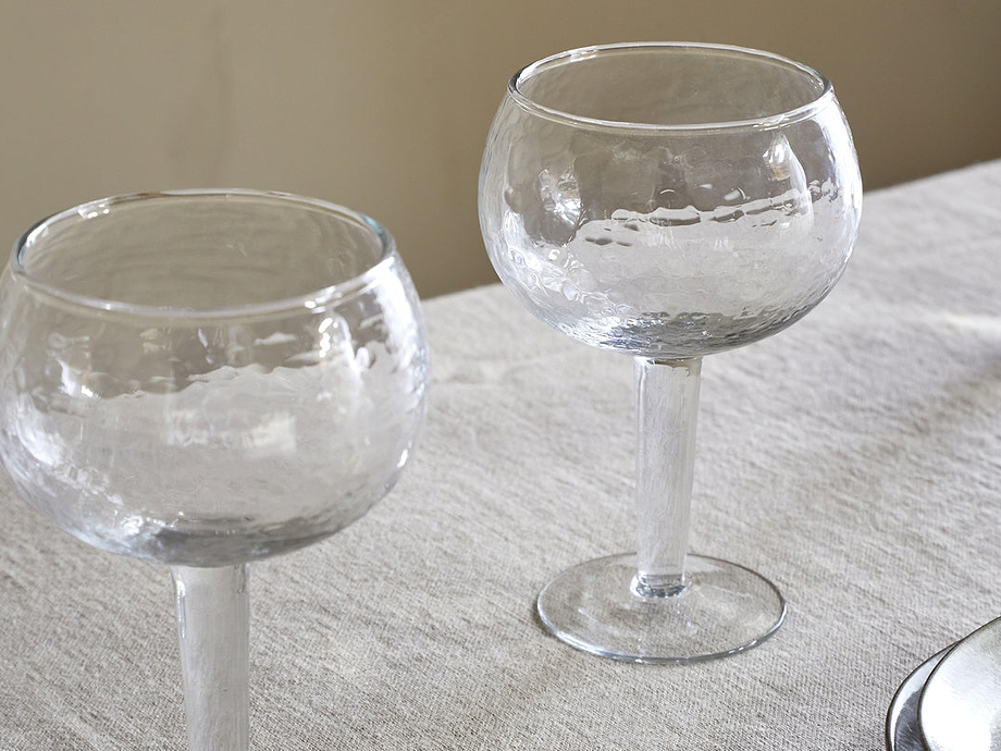 Yala Hammered Gin Glass - Clear (Set of 2)