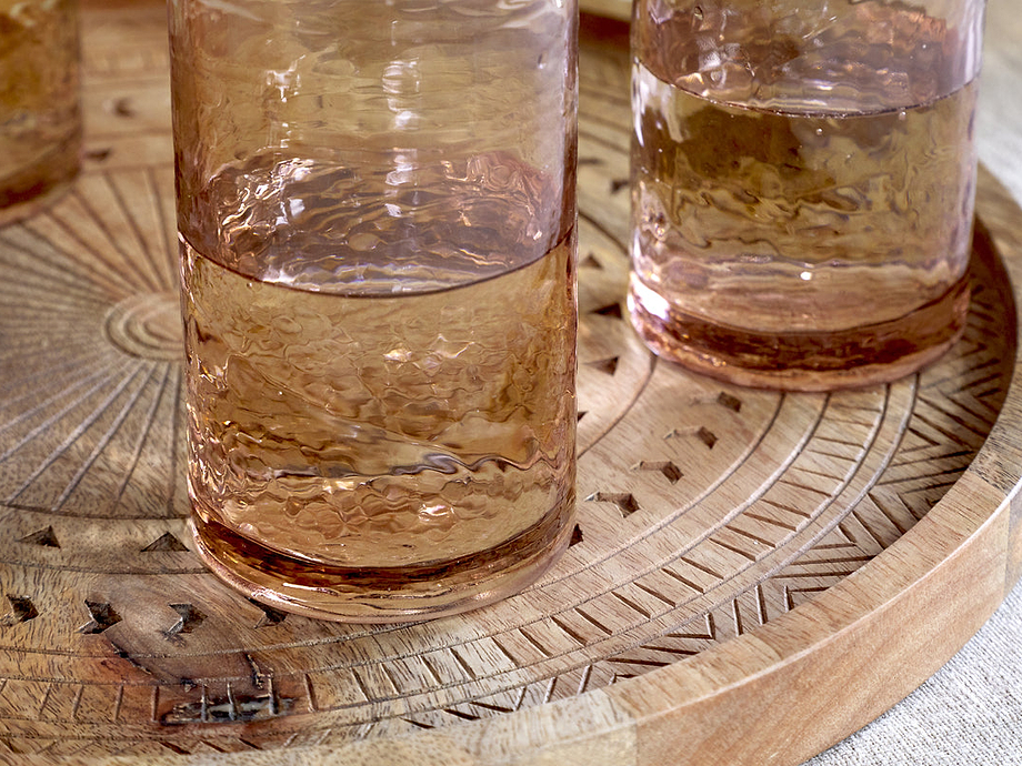 Yala Hammered Highball - Dusty Terracotta (Set of 4)