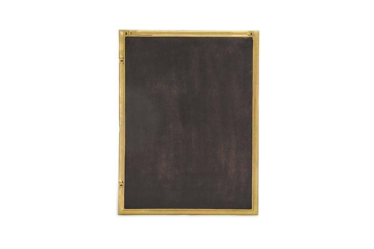 Yadur Rectangular Mirror - Antique Brass - Large