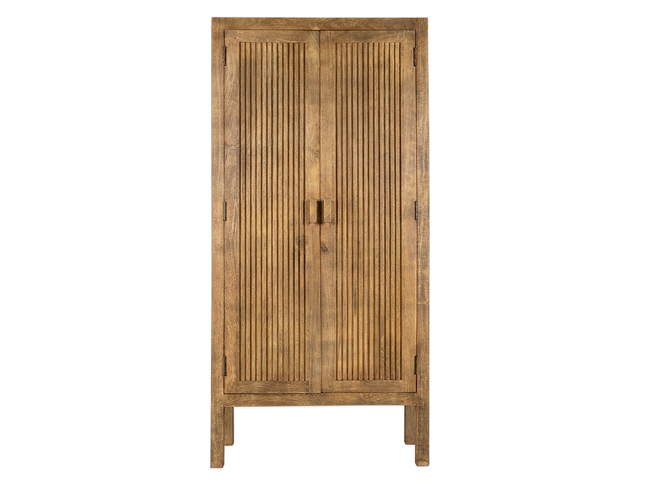 Yasha Reeded Mango Wood Cabinet