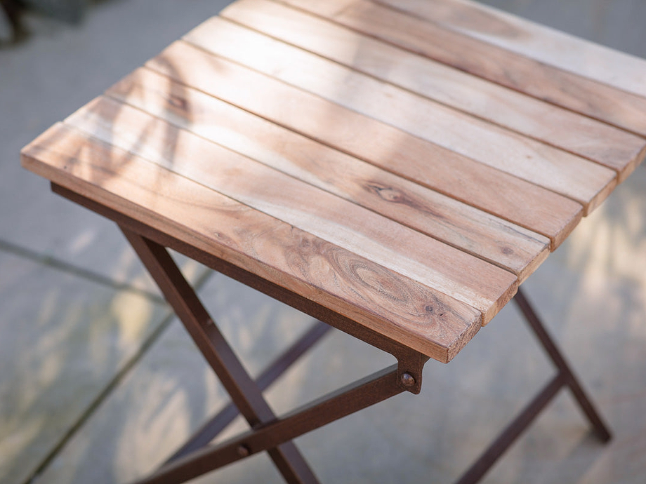 Yatin Outdoor Side Table - Natural