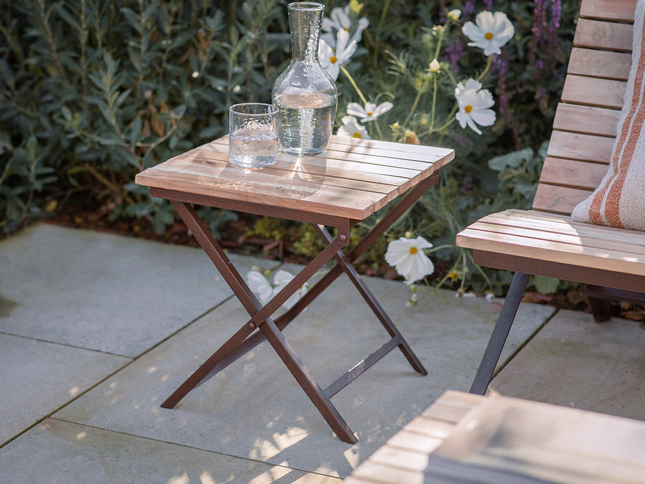 Yatin Outdoor Side Table - Natural