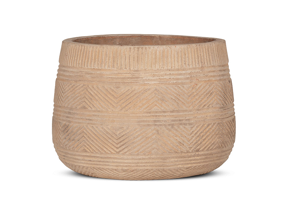 Zadie Terracotta Planter - Natural - Large