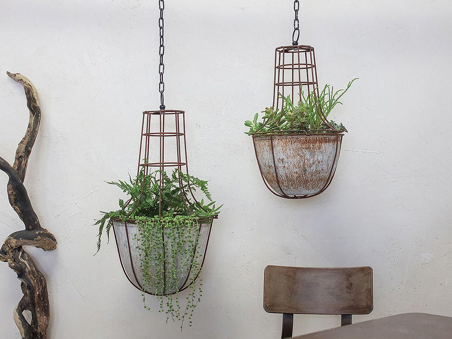 Abari Caged Hanging Planter