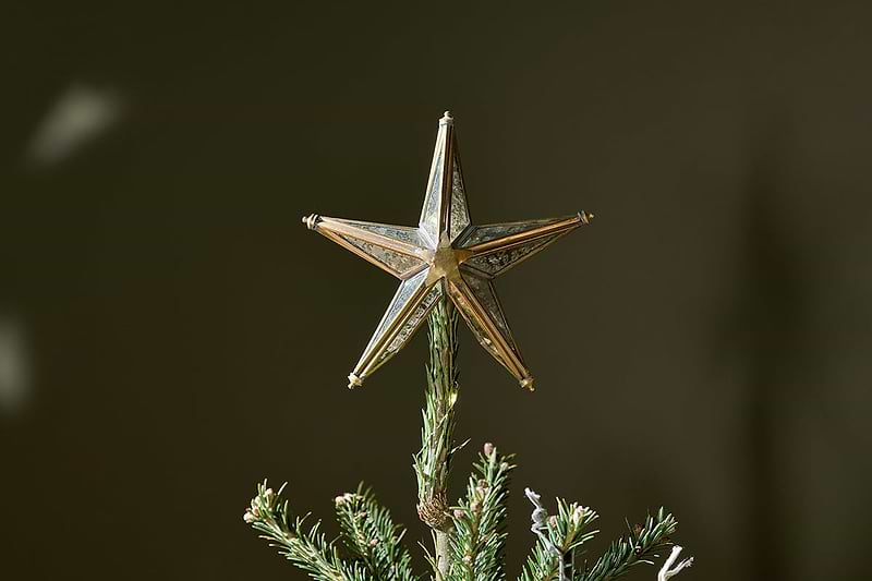 nkuku CHRISTMAS DECORATIONS Bakara Star Tree Topper