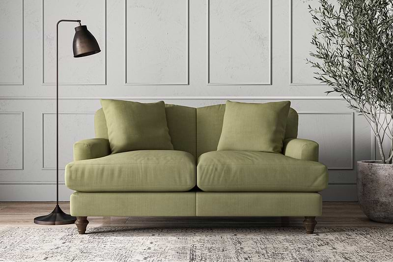 Nkuku MAKE TO ORDER Deni Small Sofa - Brera Linen Sage