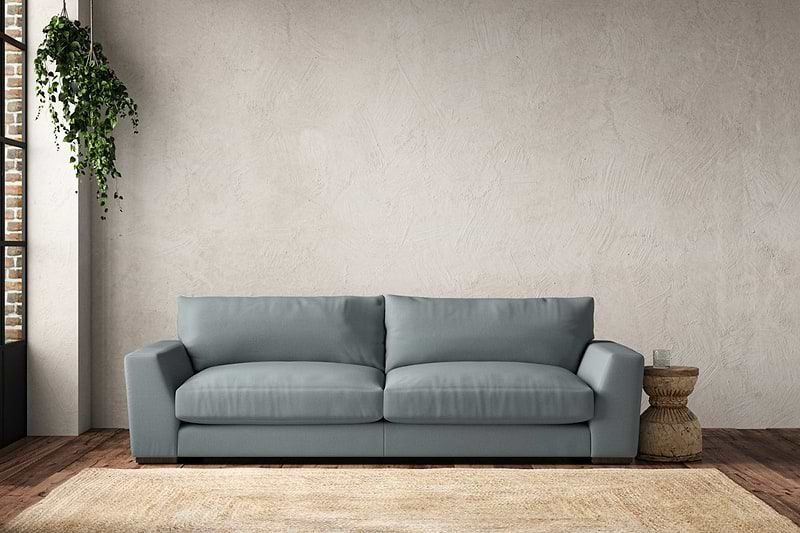 Nkuku MAKE TO ORDER Guddu Grand Sofa - Recycled Cotton Horizon