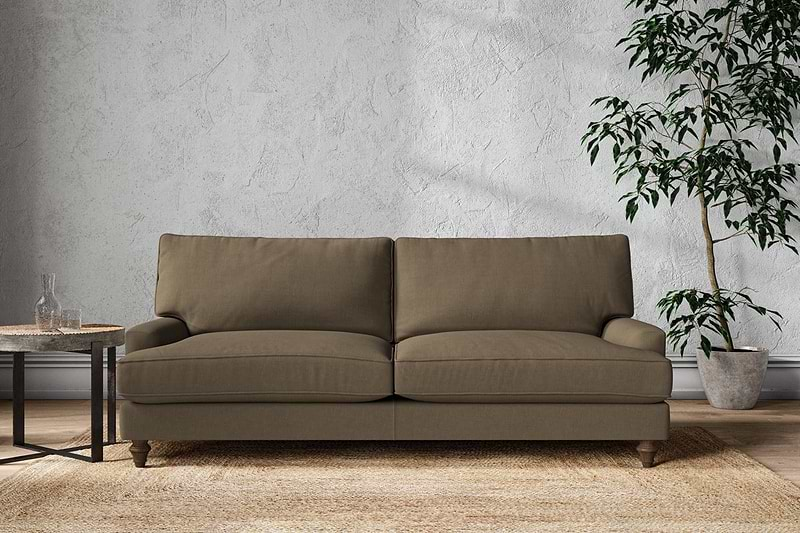 Nkuku MAKE TO ORDER Marri Grand Sofa - Brera Linen Chesnut