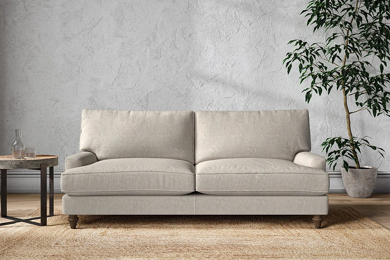 Nkuku MAKE TO ORDER Marri Large Sofa - Brera Linen Natural