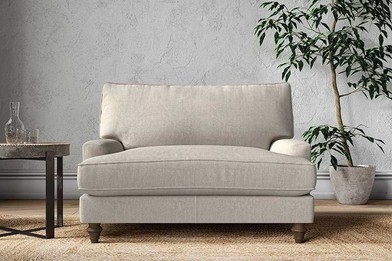 Nkuku MAKE TO ORDER Marri Love Seat - Brera Linen Natural