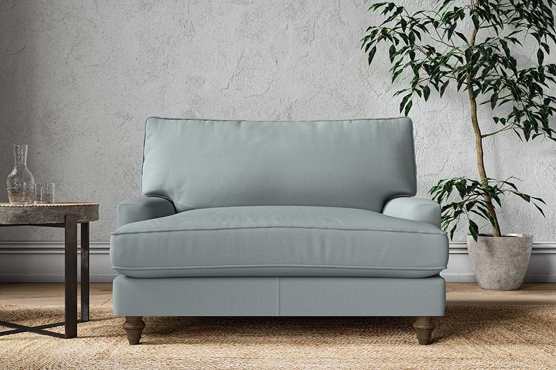 Nkuku MAKE TO ORDER Marri Love Seat - Recycled Cotton Horizon