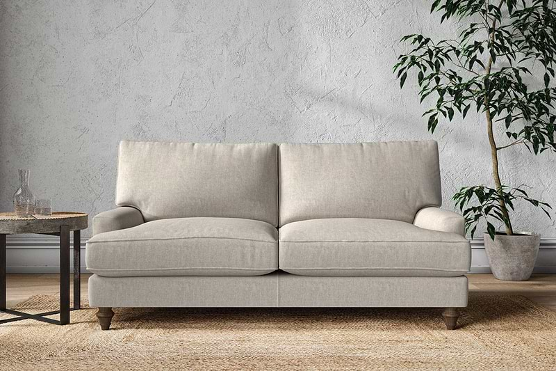 Nkuku MAKE TO ORDER Marri Medium Sofa - Brera Linen Natural