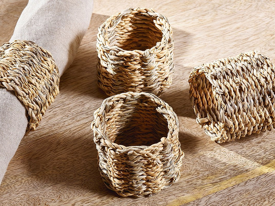 Aarushu Napkin Rings - Natural (Set of 4)