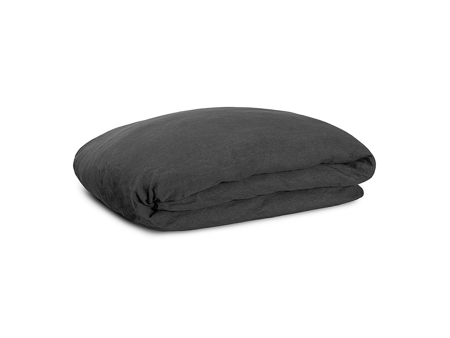 Adya Linen Duvet Cover - Charcoal