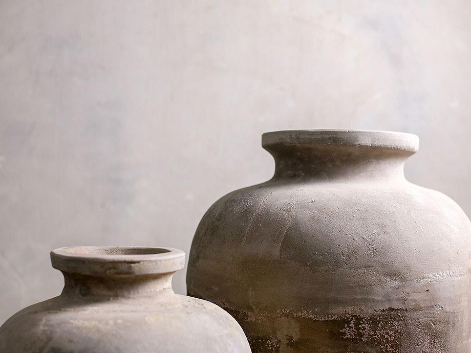 Affiti Clay Tapered Pot - Small