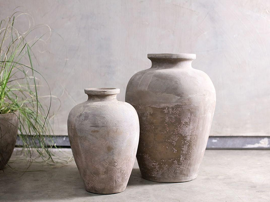 Affiti Clay Tapered Pot - Small