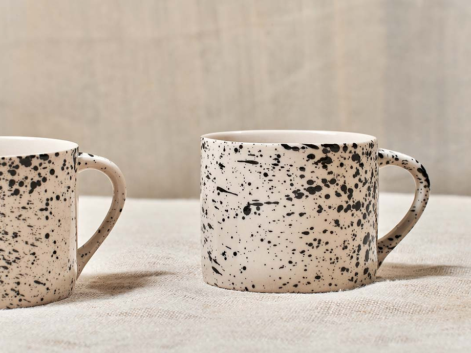 Ama Splatter Mug - Short (Set of 2)