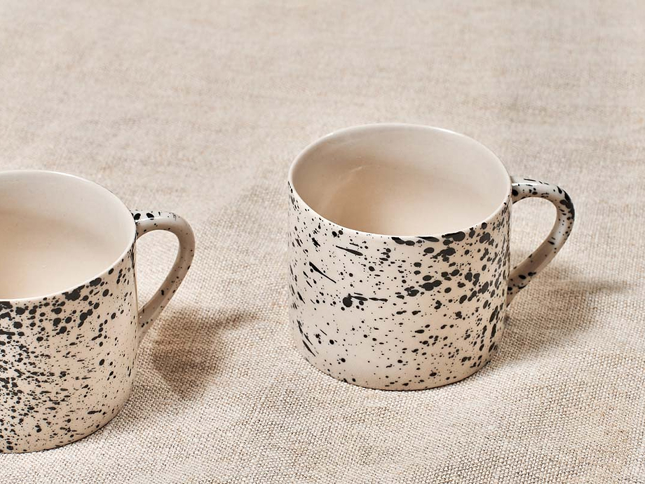 Ama Splatter Mug - Short (Set of 2)
