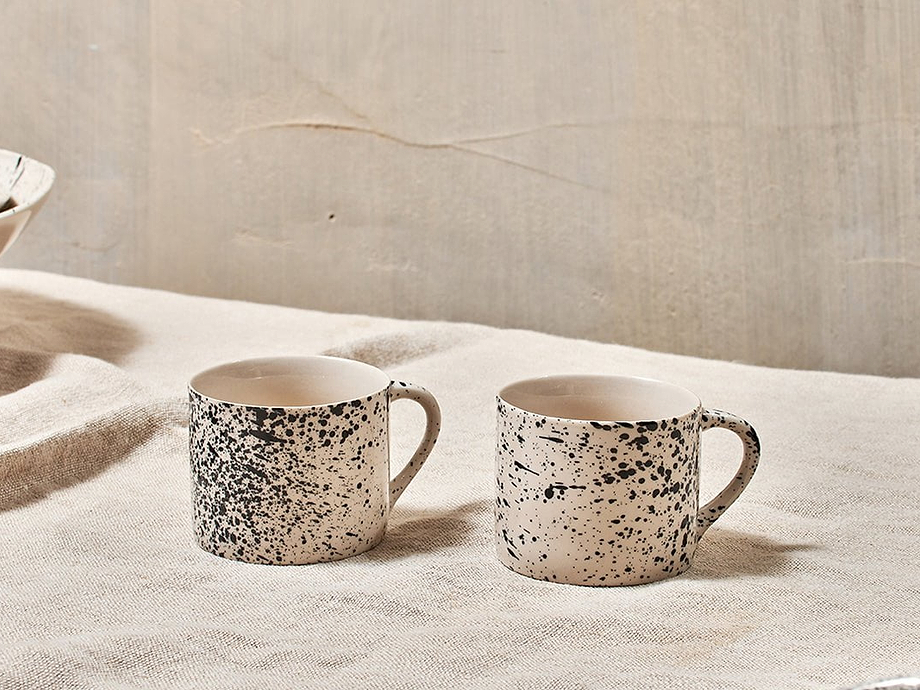 Ama Splatter Mug - Short (Set of 2)