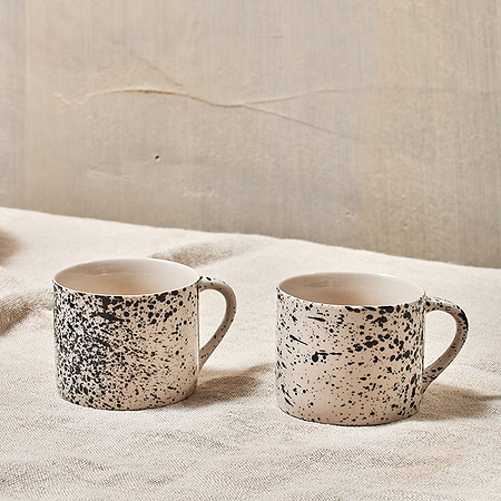 Ama Splatter Mug - Short (Set of 2)-nkuku