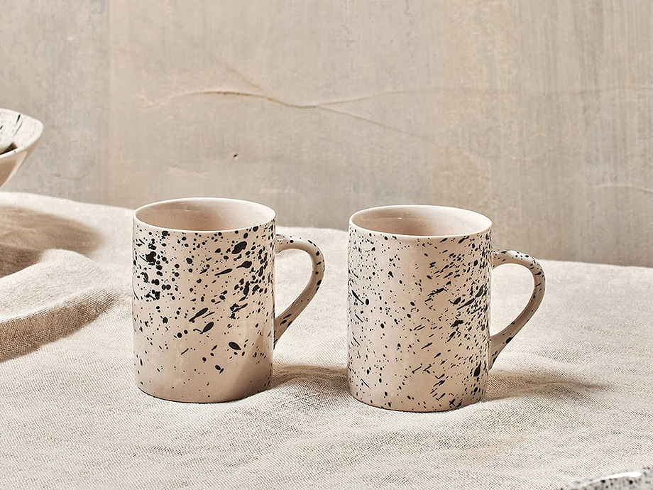 Ama Splatter Mug - Tall (Set of 2)